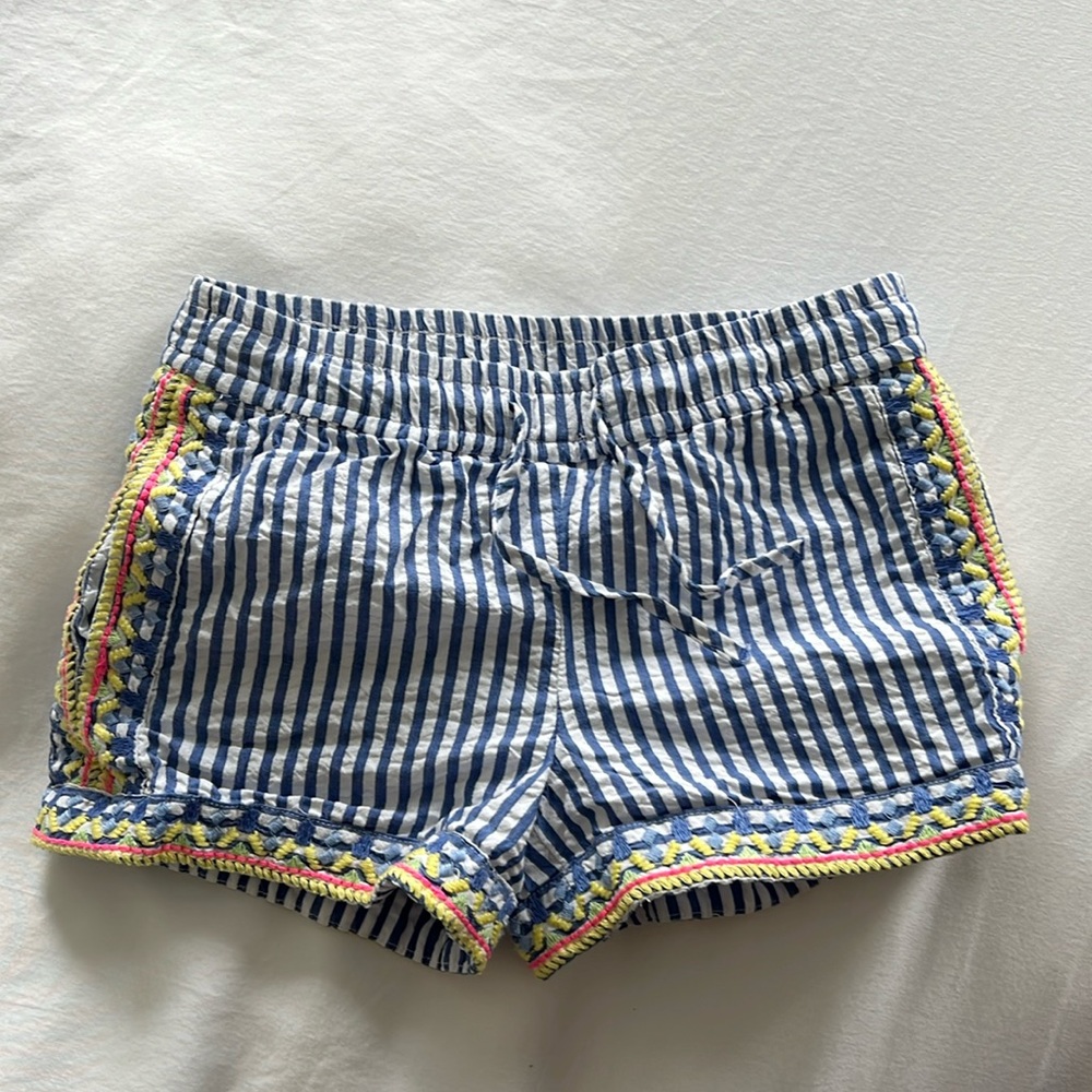 Vineyard Vines Toddler Seersucker Drawstring Shorts - Size 4T